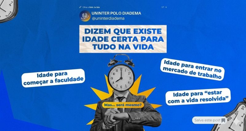 Nunca é tarde para estudar: UNINTER Polo Diadema incentiva novos começos