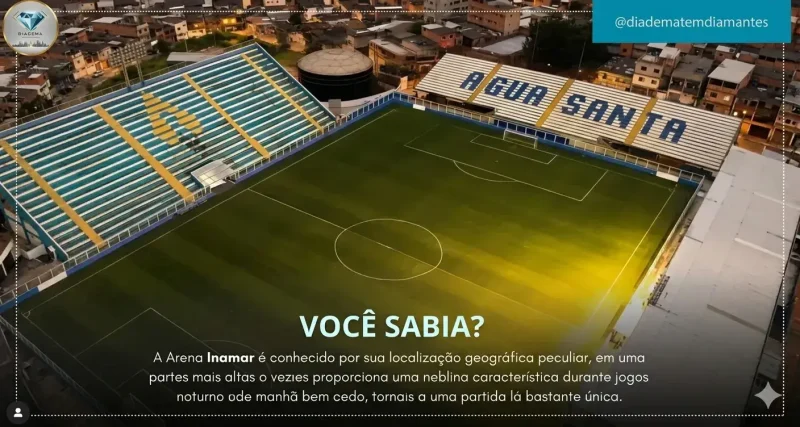 ⚽ O Caldeirão de Diadema: conheça a história e os segredos da Arena Inamar, casa do Água Santa!